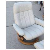 Quality EKORNES Stressless Recliner w/Matching Ottoman/Footrest #2