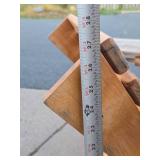 Folding Cedar Outdoor Lounge Chair & Table