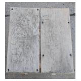 Folding Cedar Outdoor Lounge Chair & Table