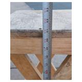 Folding Cedar Outdoor Lounge Chair & Table