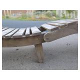 Very Cool Fold-Up Wooden Outdoor Portable Patio Lounge Chair #1