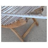 Very Cool Fold-Up Wooden Outdoor Portable Patio Lounge Chair #1