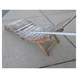 Very Cool Fold-Up Wooden Outdoor Portable Patio Lounge Chair #1