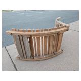 Very Cool Fold-Up Wooden Outdoor Portable Patio Lounge Chair #1