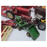 HUGE Estate Lot of Vintage Metal Farm Toys Tractors etc