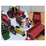 HUGE Estate Lot of Vintage Metal Farm Toys Tractors etc