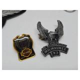 Group of HARLEY DAVIDSON Items Including Parking Sign