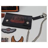 Group of HARLEY DAVIDSON Items Including Parking Sign
