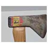 Awesome Vintage NORLUND Hudson Bay Axe Hatchet w/Great Original Sticker