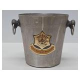 Vintage CLICQUOT Champagne Advertising Metal Ice Bucket