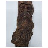 Neat Old Carved Northwind Face Sculpture