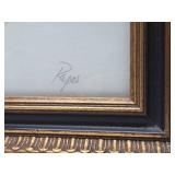 William Papas Framed Signed Numbered Print - "Kyria Katesina"