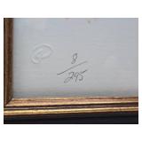 William Papas Framed Signed Numbered Print - "Kyria Katesina"