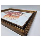 William Papas Framed Signed Numbered Print - "Kyria Katesina"