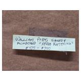 William Papas Framed Signed Numbered Print - "Kyria Katesina"