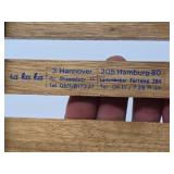 Quality Vintage German Doll or Teddy Bear Sized Wooden RA KA KA Snow Sled