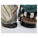 Group of Vintage Toby Mugs