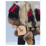 Excellent Large Handmade Alaskan Innuit Doll - 18"
