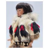 Excellent Large Handmade Alaskan Innuit Doll - 18"