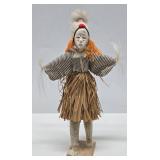 Large 18" Handmade African Masked Figure