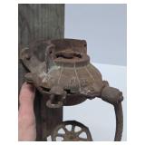 2 Antique Cast Iron Hand Crank Coffee Grinders - Atwood & Freidag