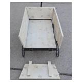 Indoor / Outdoor Wood & Iron Display Wagon