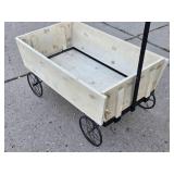 Indoor / Outdoor Wood & Iron Display Wagon