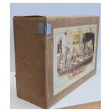 34-Piece Victorian Village "Grandeur Noel" Christmas Display