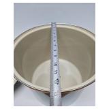 Larger Size Blue LE CREUSET Enameled Cooking Pot w/Lid