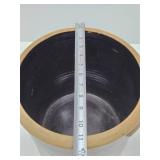 Antique 4 Gallon Salt Glaze Stoneware Crock - Hairline