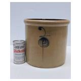 Antique 2 Gallon Salt Glaze Stoneware Crock