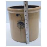 Antique 2 Gallon Salt Glaze Stoneware Crock