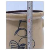 Antique 5 Gallon Salt Glaze Stoneware Churn