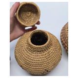 Nice Group of Handmade Native American Woven Baskets