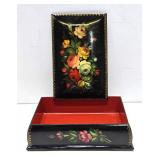 Quality Signed Vintage Handpainted Russian Lacquered Box
