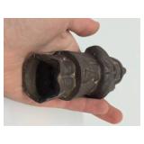 Original Old Vintage Santa Claus Cast Iron Coin Bank #1