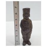 Original Antique Cast Iron Figural Boy Coin Bank