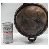 Cast Iron Pig Face Baking Mold