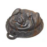 Cast Iron Pig Face Baking Mold