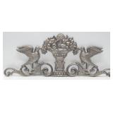 Large Ornate Cast Metal Wall Sculpture