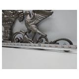 Large Ornate Cast Metal Wall Sculpture