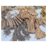 Estate Lot of Quality Vintage & Antique Tassels, Crocheted Purse & other Items