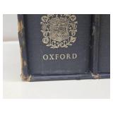Large Vintage Oxford Dictionary 2 Volume Box Set