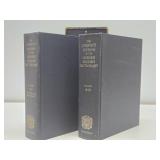 Large Vintage Oxford Dictionary 2 Volume Box Set