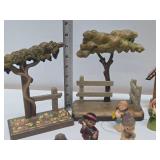 Very Nice Collection of Italian Carved Wood ANRI Figures & Displays