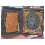 Very Cool Estate Lot w/Early Photos Tintypes 19th Century Small Frames etc