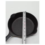 3 Old Vintage Cast Iron Skillets Including Erie/Griswold