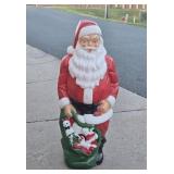 Nice Vintage SANTA CLAUS Christmas Blowmold