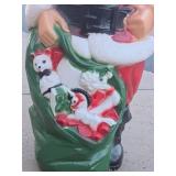 Nice Vintage SANTA CLAUS Christmas Blowmold