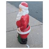 Nice Vintage SANTA CLAUS Christmas Blowmold
